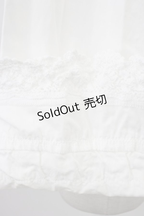 画像4: BABY,THE STARS SHINE BRIGHT / 姫袖後ろシャーリングブラウス  白 T-26-03-08-008-BA-BL-SA-ZT (4)