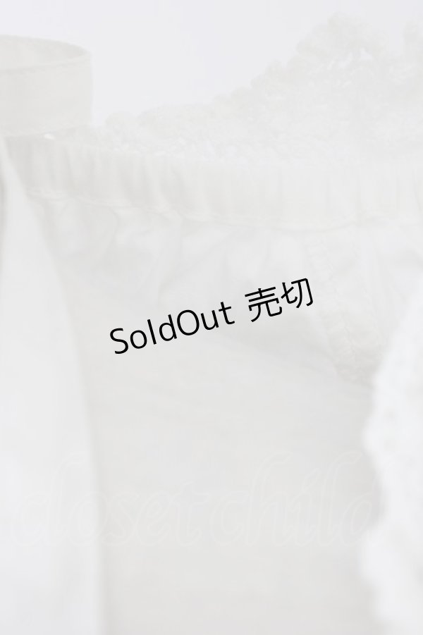 画像5: BABY,THE STARS SHINE BRIGHT / 姫袖後ろシャーリングブラウス  白 T-26-03-08-008-BA-BL-SA-ZT (5)