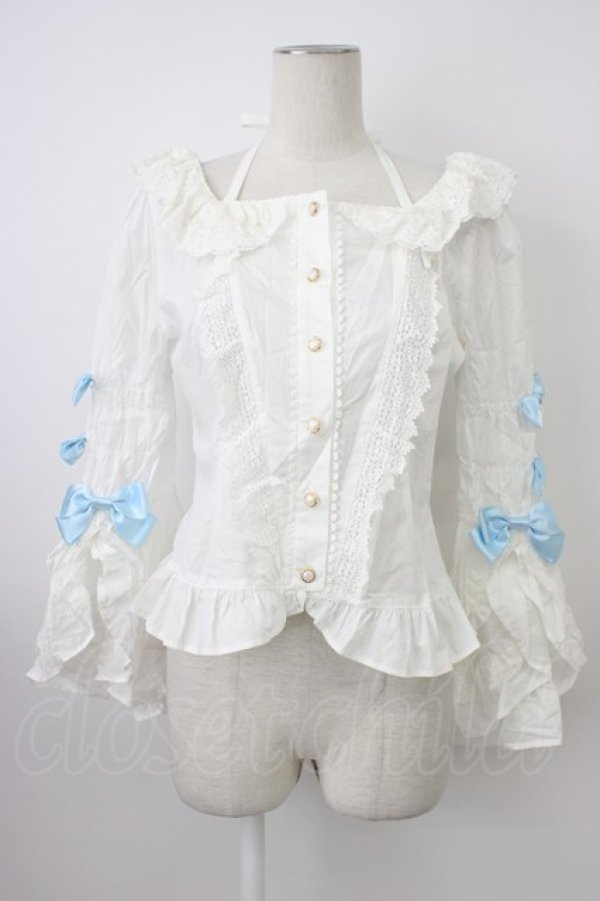 画像1: BABY,THE STARS SHINE BRIGHT / Bonbon Parfumブラウス  白 T-26-03-08-009-BA-BL-SA-ZT (1)