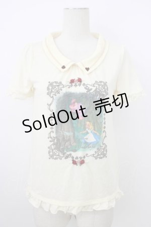 画像: axes femme / 不思議の国のアリスプルオーバー  アイボリー T-26-03-08-010-AX-TO-SA-ZT