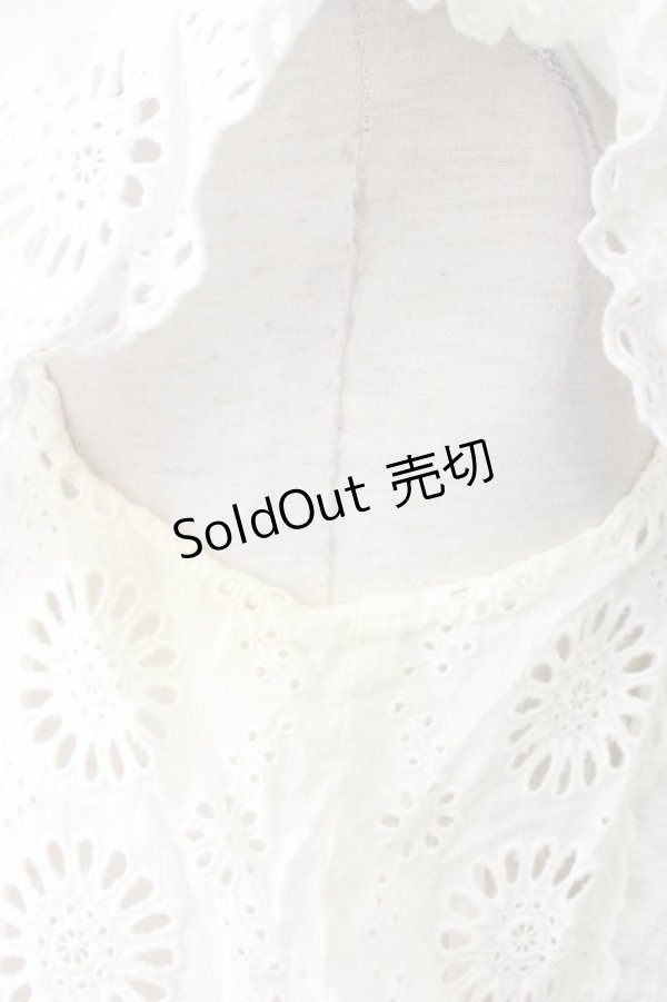 画像5: LIZ LISA / 総レーストップス 1 ホワイト T-26-03-08-001-LO-TO-SA-ZT (5)