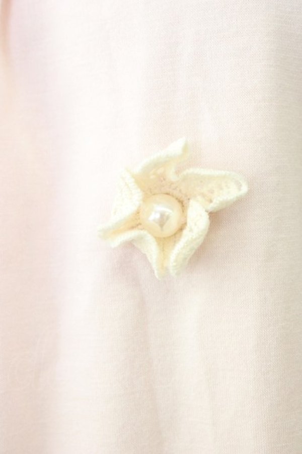 画像4: LIZ LISA / フラワーモチーフ&チュールトップス 0 ピンク T-26-03-08-015-LO-TO-SA-ZT (4)