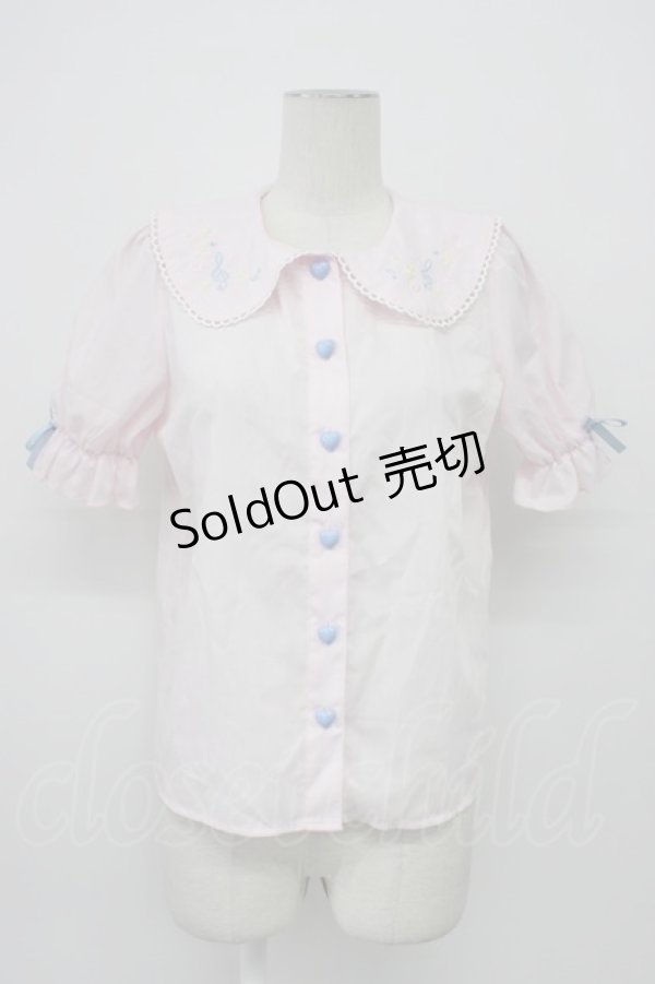 画像1: Lovely Tency / TT*INAエリシシュウBL L ピンク T-26-03-08-017-GO-BL-SA-ZT (1)