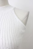 画像3: Darich / バックレースアップアメスリニットトップス  ホワイト T-26-03-08-002-LO-TO-SA-ZT (3)