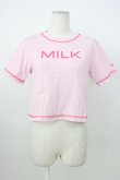 画像1: MILK / MILK SUMMER T  ピンク×ディープピンク T-26-03-08-019-ML-TS-SA-ZT (1)