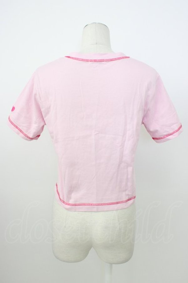 画像2: MILK / MILK SUMMER T  ピンク×ディープピンク T-26-03-08-019-ML-TS-SA-ZT (2)