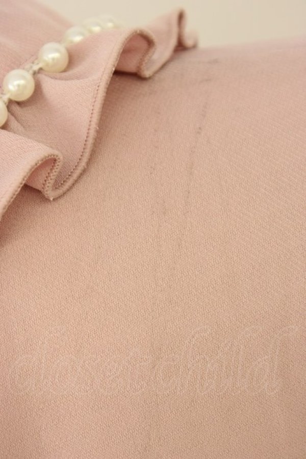 画像3: Secret Honey / パール襟フリルレース長袖ブラウス  ピンク T-26-03-08-020-CA-BL-SA-ZT (3)