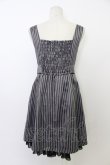 画像2: axes femme / ストライプ先染めジャンドレ  グレーＸ白Ｘ黒 T-26-03-11-024-AX-OP-SA-ZT (2)