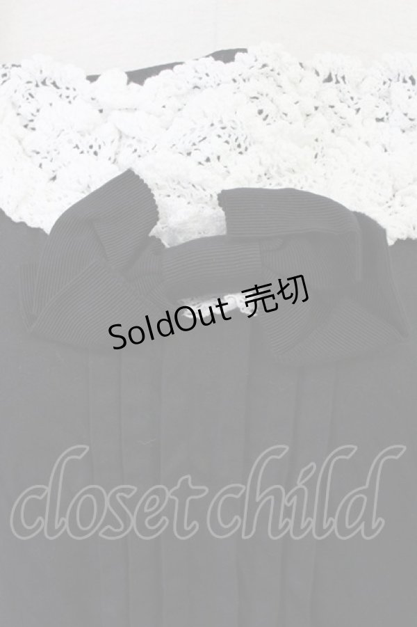 画像6: BABY,THE STARS SHINE BRIGHT / 花車刺しゅうヨークジャンパースカート  黒 T-26-03-11-026-BA-OP-SA-ZT (6)