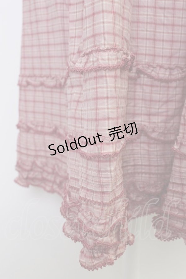 画像5: PINK HOUSE / タータンチェックワンピース  ピンク T-26-03-11-029-LO-OP-SA-ZT (5)