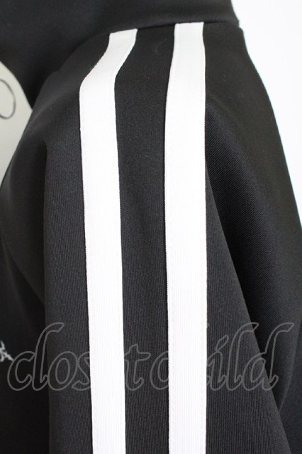 画像4: REFLEM / バックプリントトラックジャージ  黒Ｘ白 T-26-03-11-036-PU-TO-SA-ZT (4)