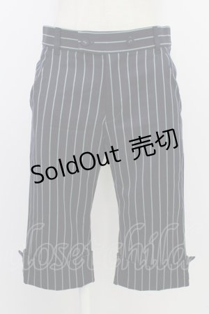 画像: Jane Marple / ストライプハーフパンツ  ネイビー T-26-03-11-040-JM-PA-SA-ZT