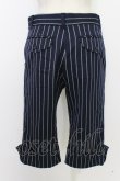 画像2: Jane Marple / ストライプハーフパンツ  ネイビー T-26-03-11-040-JM-PA-SA-ZT (2)