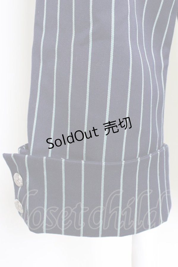 画像4: Jane Marple / ストライプハーフパンツ  ネイビー T-26-03-11-040-JM-PA-SA-ZT (4)