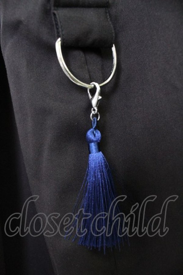 画像4: IRO+IRO / 蝶舞う月下の彼岸花 袴風パンツ  ブラウンＸ青 T-26-03-11-041-LO-PA-SA-ZT (4)