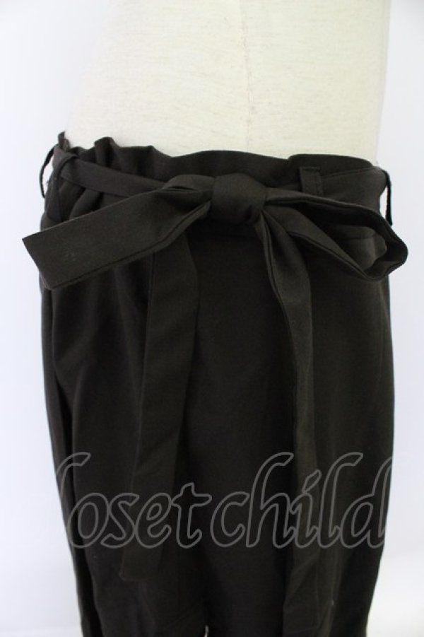 画像5: IRO+IRO / 蝶舞う月下の彼岸花 袴風パンツ  ブラウンＸ青 T-26-03-11-041-LO-PA-SA-ZT (5)