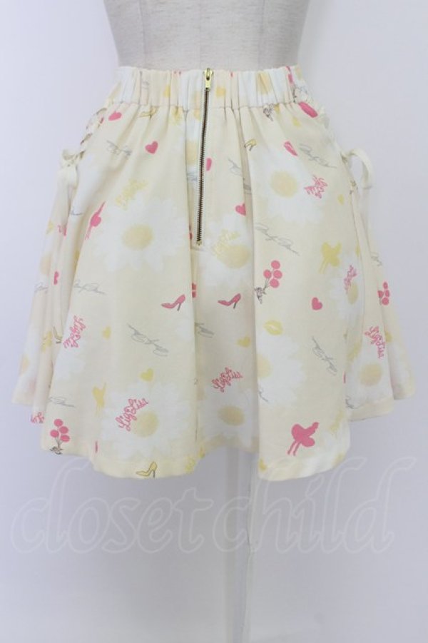 画像2: LIZ LISA / シルエットプリントスカート  イエロー T-26-03-11-042-LO-SK-SA-ZT (2)