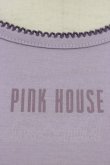 画像4: PINK HOUSE / フリルロゴ使い半袖カットソー  ラベンダー T-26-03-11-012-LO-TO-SA-ZT (4)