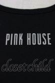 画像4: PINK HOUSE / ロゴ半袖カットソー  黒Ｘ白 T-26-03-11-018-LO-TO-SA-ZT (4)