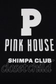 画像3: PINK HOUSE / Pロゴプリントカットソー  黒Ｘ白 T-26-03-11-021-LO-TO-SA-ZT (3)