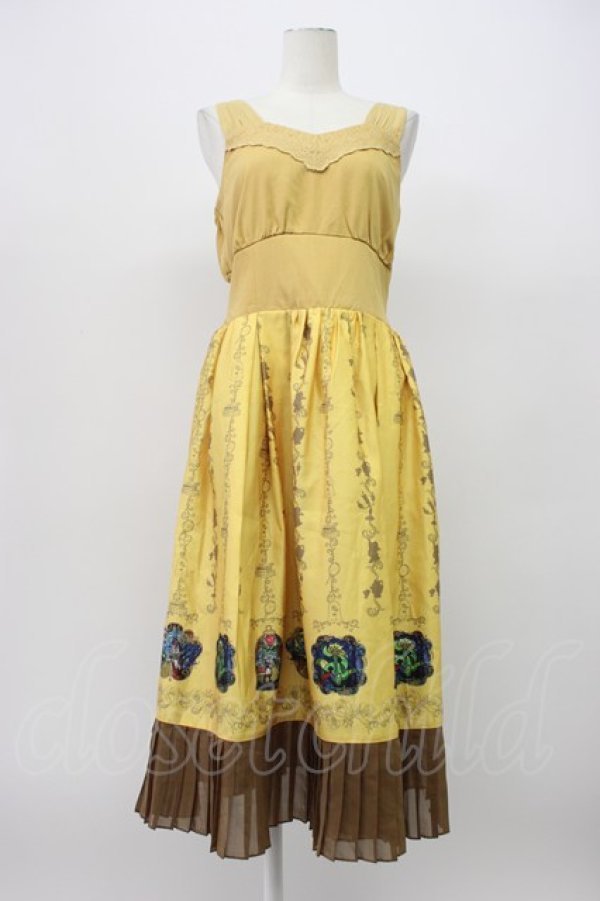 画像1: axes femme / ベルワンピース  イエロー T-26-03-13-024-AX-BL-SA-ZT (1)