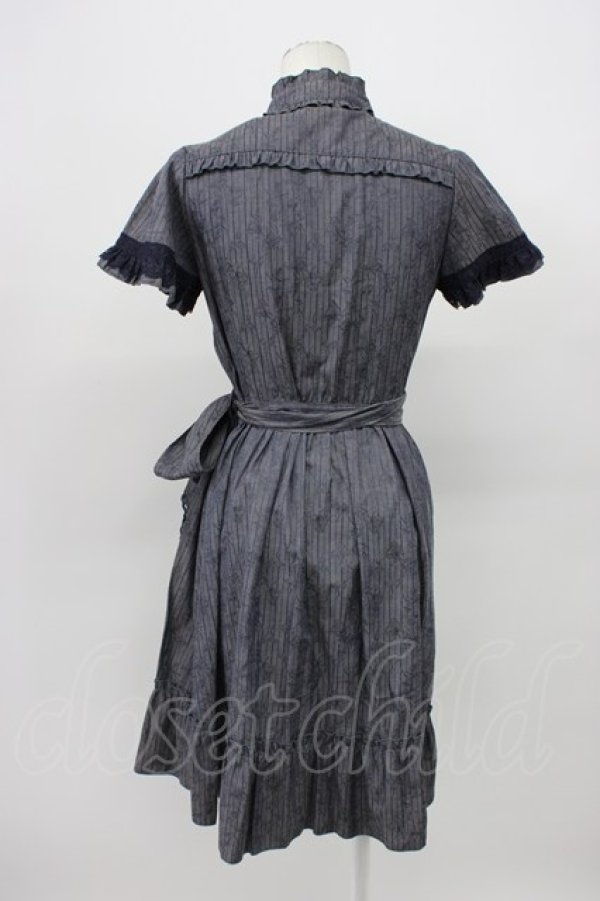 画像2: axes femme / ドビーストライプシャツOP M コン T-26-03-13-027-AX-OP-SA-ZT (2)