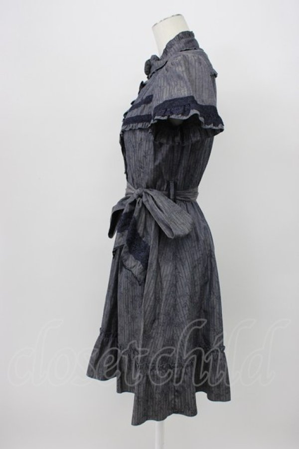 画像3: axes femme / ドビーストライプシャツOP M コン T-26-03-13-027-AX-OP-SA-ZT (3)