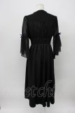 画像2: axes femme POETIQUE / チャイナボタンフレア袖ワンピース M ブラック T-26-03-13-029-AX-OP-SA-ZT (2)