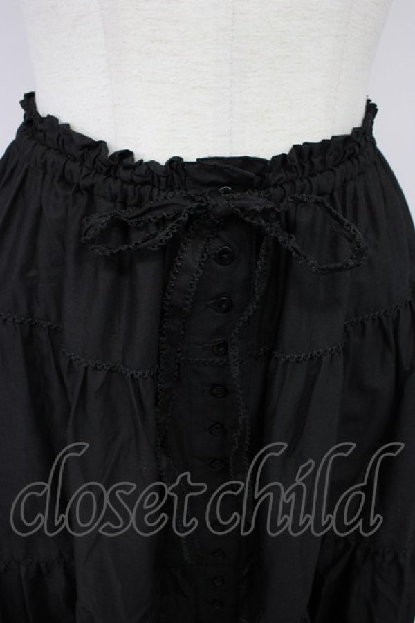 画像4: PINK HOUSE / ピコフリルスカート  黒 T-26-03-13-034-LO-SK-SA-ZT (4)