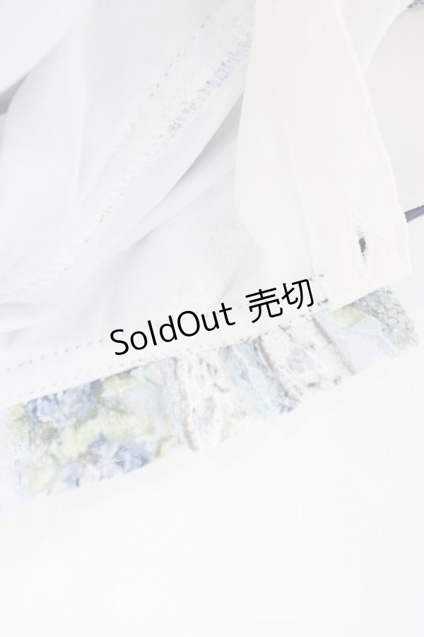 画像5: axes femme / ストライプ柄レースワンピース  青Ｘ白 T-26-03-13-007-AX-OP-SA-ZT (5)