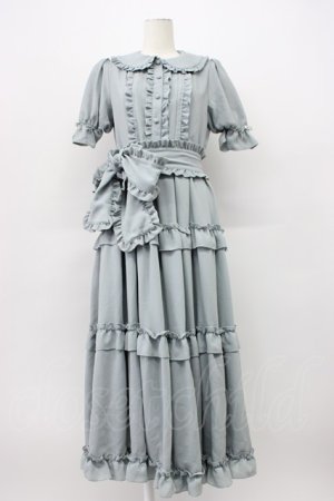 画像: axes femme kawaii / ロマンティックフリルワンピ M グリーン T-26-03-13-008-AX-OP-SA-ZT