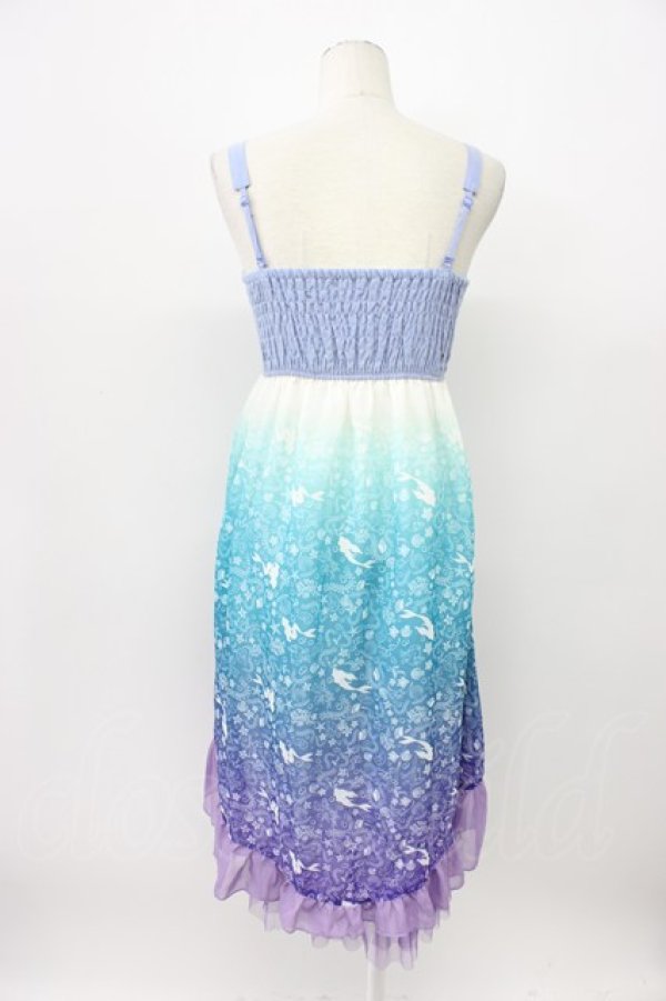 画像2: axes femme / グラデーション2Wayスカート(リトルマーメイド) M ブルー×パープル T-26-03-13-011-AX-OP-SA-ZT (2)