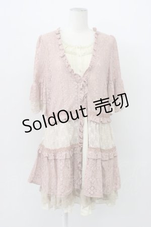 画像: axes femme / CD重ね着風チュニック M アワピンク T-26-03-13-016-AX-OP-SA-ZT