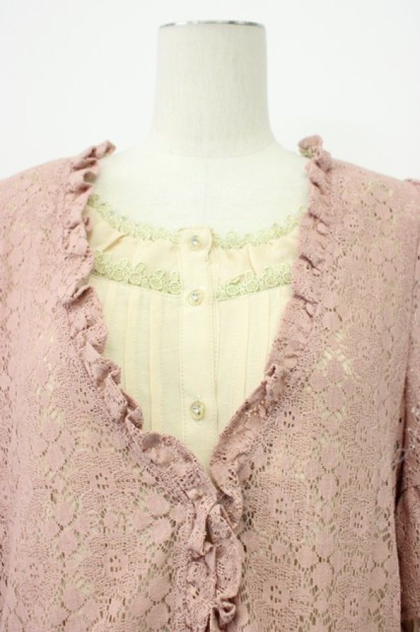 画像4: axes femme / CD重ね着風チュニック M アワピンク T-26-03-13-016-AX-OP-SA-ZT (4)