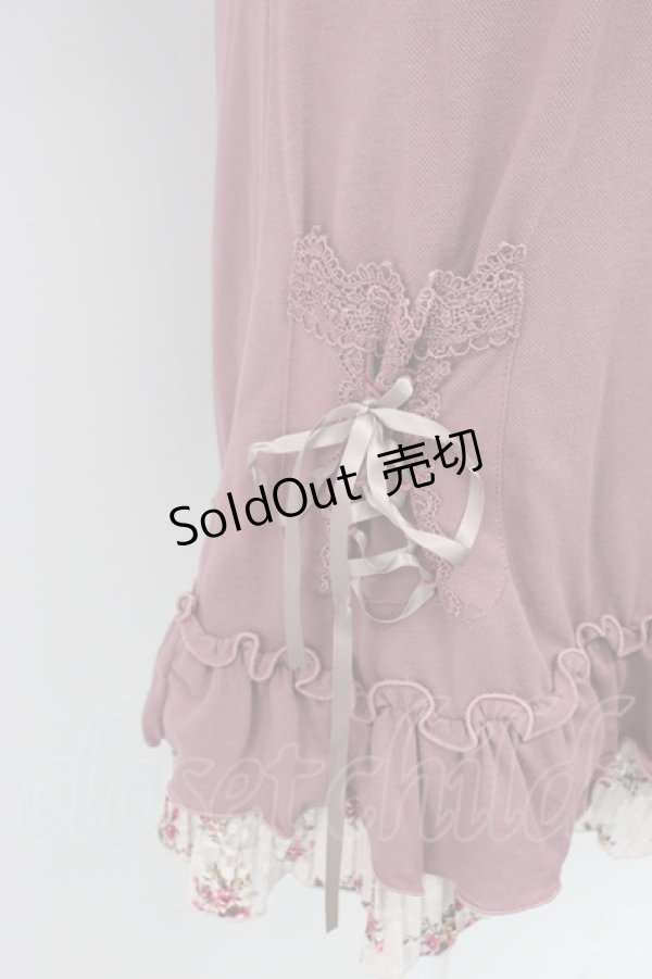 画像5: axes femme / 花柄レースブロッキングチュニ M コイピンク T-26-03-13-018-AX-OP-SA-ZT (5)