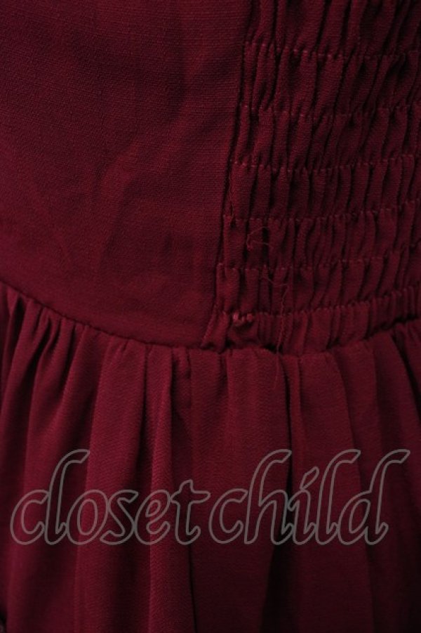 画像4: axes femme kawaii / カントリーチェックジャンスカ B ボルドー T-26-03-13-019-AX-OP-SA-ZT (4)