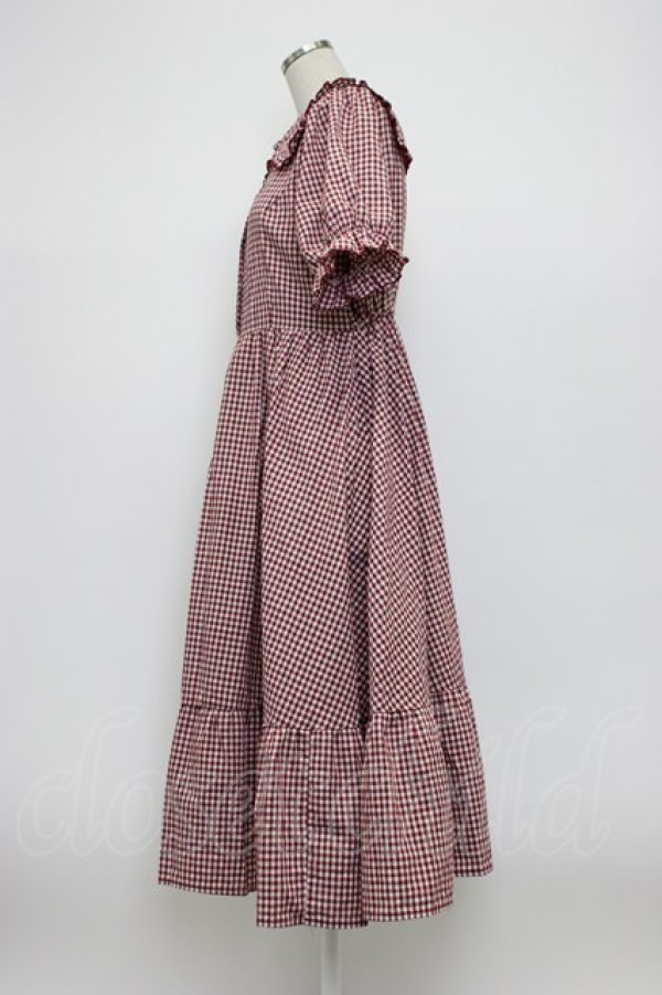 画像3: m petit by misako / AM*ギンガムCHKワンピース L 赤チェック T-26-03-14-022-LO-OP-SA-ZT (3)