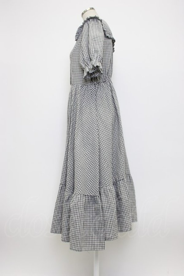 画像3: m petit by misako / AM*ギンガムCHKワンピース L 黒チェック T-26-03-14-024-LO-OP-SA-ZT (3)