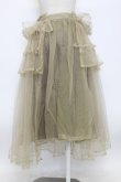 画像2: noir kei ninomiya / チュールロングスカート S ベージュ T-26-03-14-026-PU-SK-SA-ZT (2)