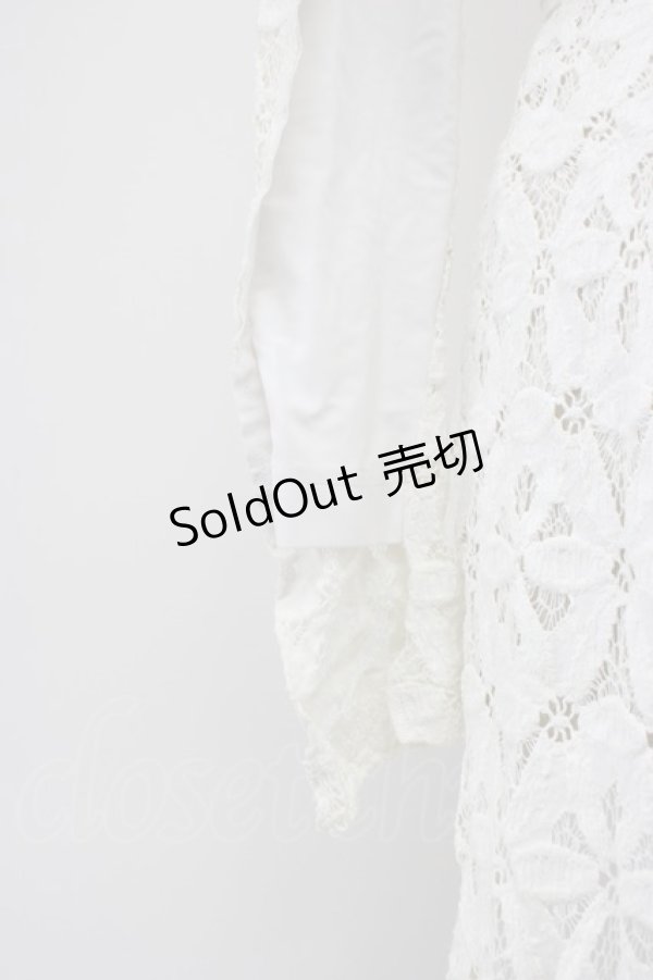 画像3: COMME des GARCONS / レースストレッチジャケット S アイボリー T-26-03-14-003-PU-JA-SA-ZT (3)