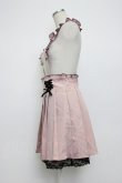 画像3: DearMyLove / サス付フリルレースアッププリーツスカート LL ピンクＸ黒 T-26-03-14-031-EL-SK-SA-ZT (3)