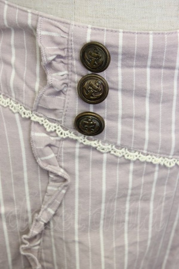 画像4: axes femme POETIQUE / マリンキュロット  ピンクＸ白 T-26-03-14-032-AX-PA-SA-ZT (4)