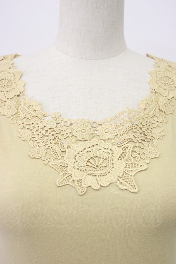 画像5: axes femme / レースタンクトップ M カラシ T-26-03-14-004-AX-TO-SA-ZT (5)