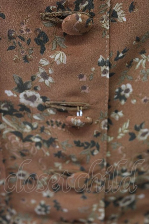 画像5: KANEKO ISAO / ピンタック使い小花柄シャツ  オレンジ系 T-26-03-14-005-EL-BL-OW-ZT (5)