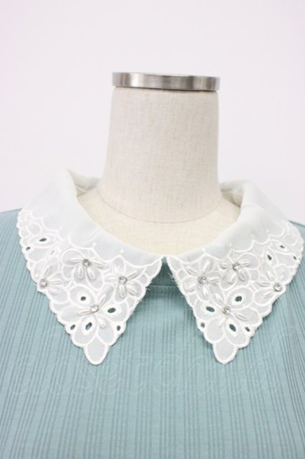 画像5: axes femme / レース襟プルオーバー M グリーン T-26-03-14-010-AX-TO-SA-ZT (5)