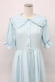 画像4: m petit by misako / TT*Mギンガムチェック半袖ワンピース L サックスチェック T-26-03-14-012-LO-OP-SA-ZT (4)