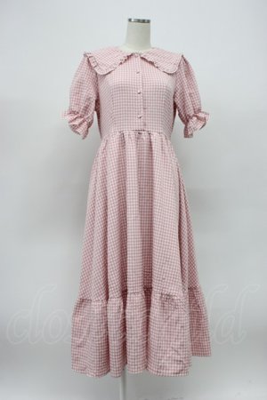 画像: m petit by misako / ギンガムチェックワンピース L ピンクチェック T-26-03-14-018-LO-OP-SA-ZT