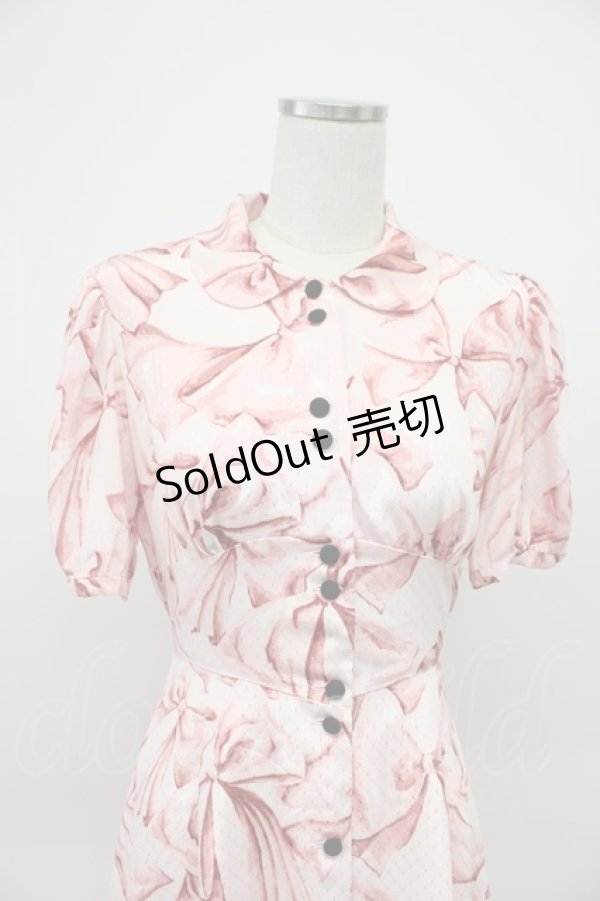 画像5: MILK / ローブ ド リボンドレス  ピンク T-26-03-14-019-ML-OP-SA-ZT (5)