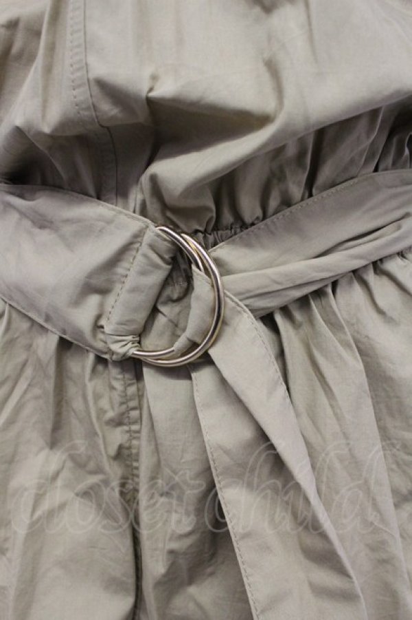 画像5: axes femme / ベルト付きギャザーワンピース M キャメル T-26-03-15-020-AX-OP-SA-ZT (5)