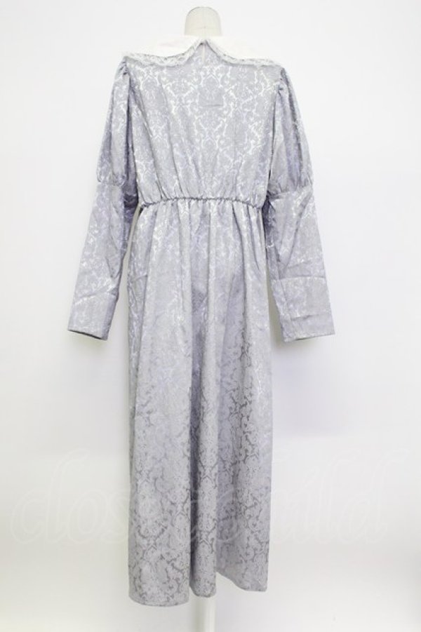 画像2: Lovely Tency / おこめ にぎにぎ丸コラボ/ジャガード風ワンピース 3L グレーＸ白 T-26-03-15-025-GO-OP-SA-ZT (2)